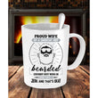 Proud Wife Beard Novelty Mug, Coffee Mug - Daily Offers And Steals