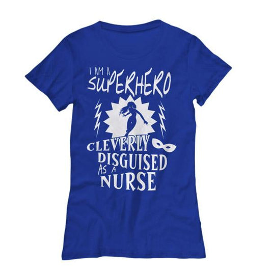 Superhero Nurse Women's Shirt Design, Shirts and Tops - Daily Offers And Steals