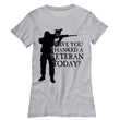 Thanked A Veteran Women's Casual Shirt, Shirts And Tops - Daily Offers And Steals