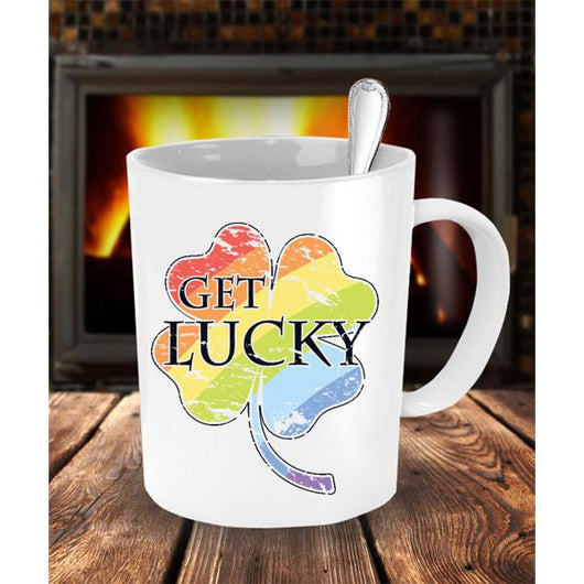 Irish Get Lucky St Patrick's Gift Mug, Coffee Mug - Daily Offers And Steals