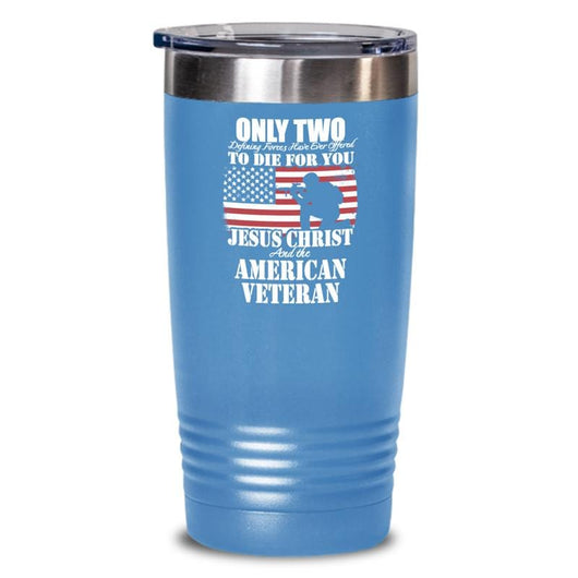 Jesus Christ & US Veteran Unique Tumbler Gift, mugs - Daily Offers And Steals