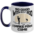 granddad fishing mug