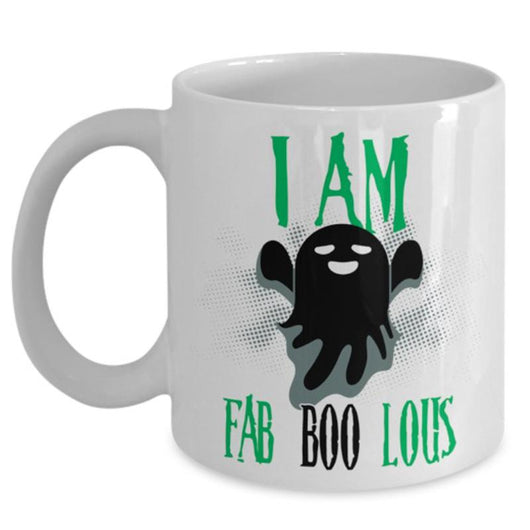 Fab Boo Lous White Halloween Mug, Coffee Mug - Daily Offers And Steals