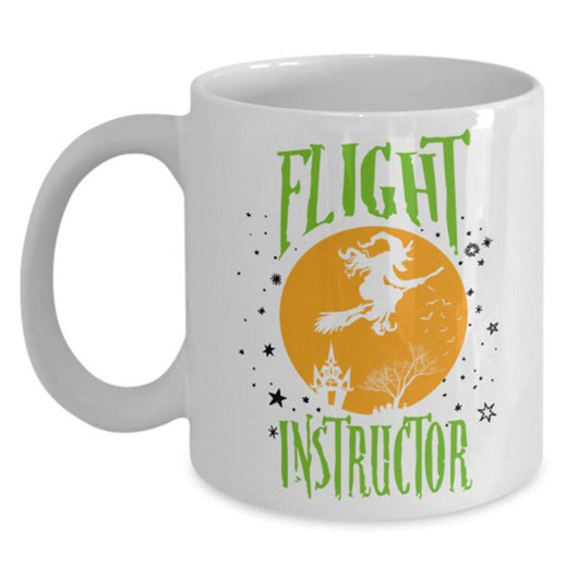 Flight Instructor Halloween Witch Mug, Coffee Mug - Daily Offers And Steals