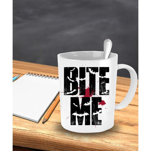 Bite Me Halloween Mug Design, Coffee Mug - Daily Offers And Steals