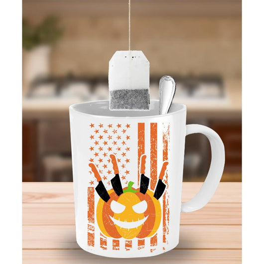 Halloween American Flag Mug Design, mug - Daily Offers And Steals
