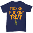 Trick or Treat Halloween Shirt With Saying, Shirts and Tops - Daily Offers And Steals
