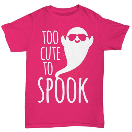 Too Cute To Spook T Shirt Design Sale, Shirts and Tops - Daily Offers And Steals