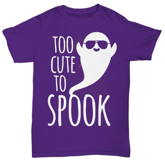 Too Cute To Spook T Shirt Design Sale, Shirts and Tops - Daily Offers And Steals
