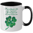 handmade irish coffee mug