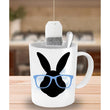 Bunny With Glasses Easter Coffee Mug, mugs - Daily Offers And Steals