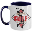 Daddy's Golf Buddy Two-Toned Mug, mugs - Daily Offers And Steals