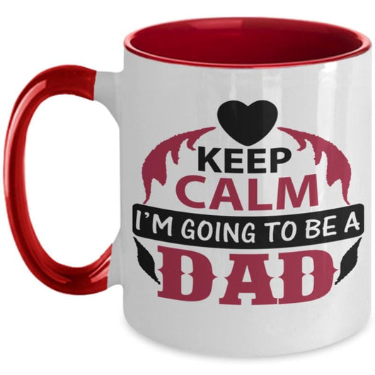 Going To Be A Dad Two-Toned Coffee Mug, mugs - Daily Offers And Steals