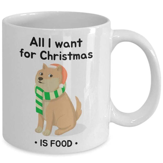 Want For Christmas Novelty Dog Coffee Mug, mugs - Daily Offers And Steals