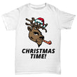 Reindeer Christmas Time Holiday Shirt, Shirts and Tops - Daily Offers And Steals
