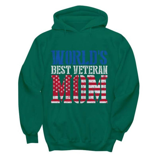 World's Best Veteran Mom Pullover Hoodie, Shirts And Tops - Daily Offers And Steals