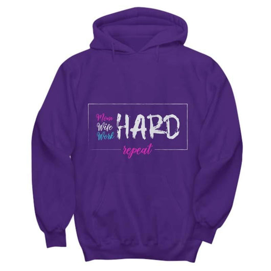 Hard Mom Womens Pullover Sweatshirt, Shirts and Tops - Daily Offers And Steals