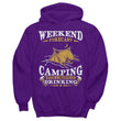 Weekend Forecast Camping Men Women Pullover Hoodie, Shirts And Tops - Daily Offers And Steals