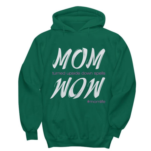 Mom Wow Womens Pullover Hoodie, Shirts and Tops - Daily Offers And Steals