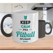 i love my pitbull mug