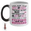 i love my wife fishing mug