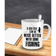 Bad Day Better Fishing Coffee Mug, mugs - Daily Offers And Steals