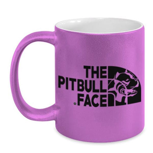 Pitbull Face Metallic Coffee Mug, Coffee Mug - Daily Offers And Steals