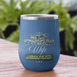 insulated wine tumbler with lid