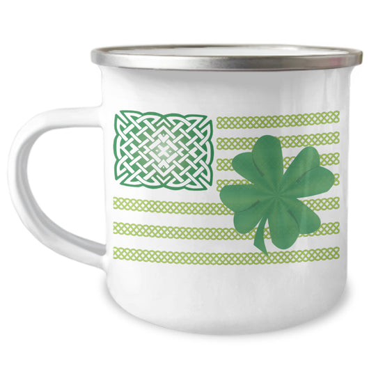 Celtic Pattern Irish Novelty Camper Mug
