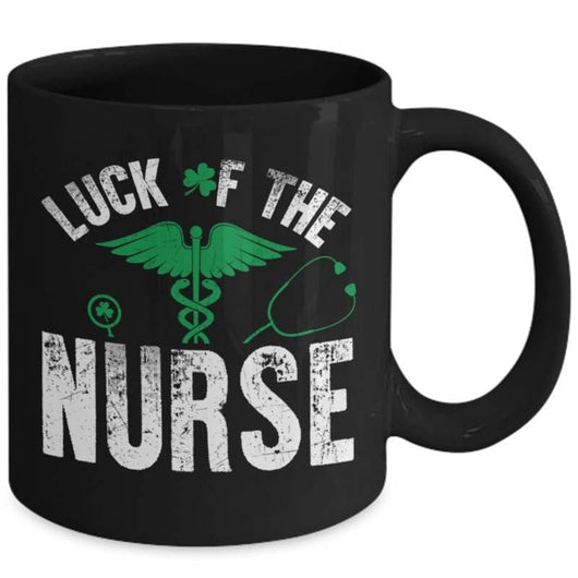 Luck Of The Nurse St. Patrick's Holiday Mug, mugs - Daily Offers And Steals