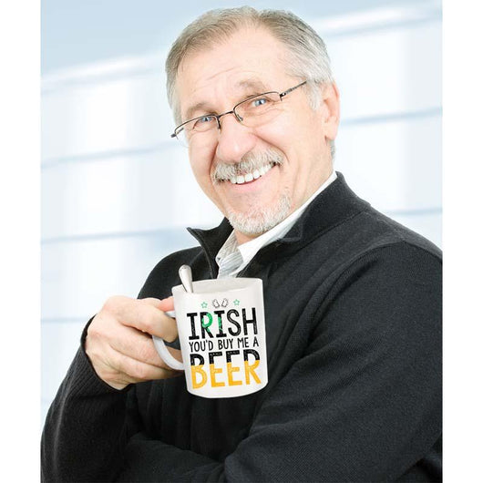 St Patrick's Buy Me A Beer Coffee Mug, mugs - Daily Offers And Steals