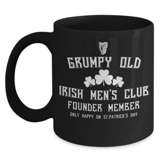Grumpy Old Irish Men Handmade Coffee Mug, Coffee Mug - Daily Offers And Steals