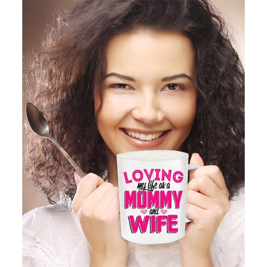 Mom Wife Loving Life Mug Design, Coffee Mug - Daily Offers And Steals