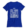 Great Moms Promoted To Grandma Women's Casual Shirt, Shirts and Tops - Daily Offers And Steals