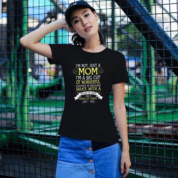Not Just A Mom Women's Shirt Saying Design, Shirts And Tops - Daily Offers And Steals