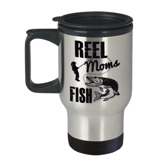 Reel Moms Fishing Travel Mug, Coffee Mug - Daily Offers And Steals