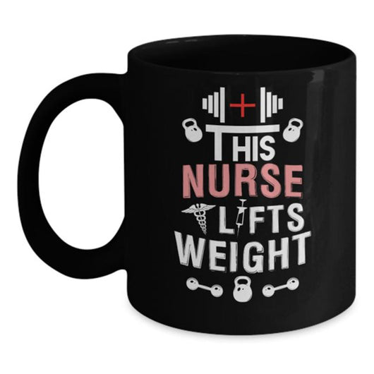 Nurse Lifts Weights Coffee Mug, mugs - Daily Offers And Steals