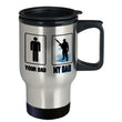Your Dad My Dad Veteran Novelty Travel Mug, Coffee Mug - Daily Offers And Steals