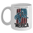 Merica Motorcross Novelty Coffee Mug, Coffee Mug - Daily Offers And Steals