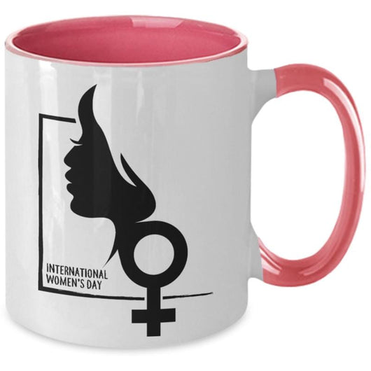 International Women's Day Two-Toned Novelty Mug, mugs - Daily Offers And Steals