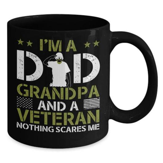 Dad Grandpa Veteran Coffee Mug, Coffee Mug - Daily Offers And Steals