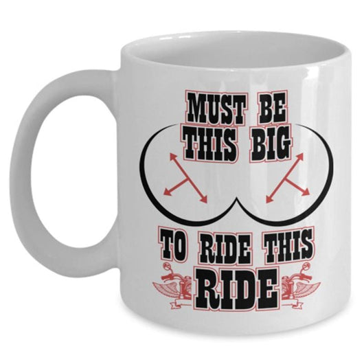 Must Be This Big Ceramic Coffee Mug, mugs - Daily Offers And Steals