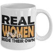 Real Women Ride Biker Novelty Mug, mugs - Daily Offers And Steals
