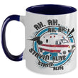 Stayin Alive Two-Toned Coffee Mug Gift, mug - Daily Offers And Steals