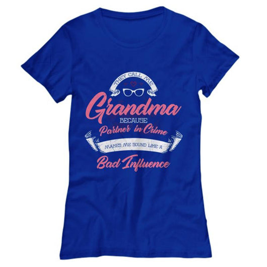 Grandma Partner In Crime Women's Casual Shirt, Shirts And Tops - Daily Offers And Steals