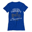 Some Need Therapy Motorcycle Women's Casual Shirt, Shirts and Tops - Daily Offers And Steals