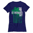 St Patrick's Day US Flag Casual Women's Shirt, Shirts And Tops - Daily Offers And Steals
