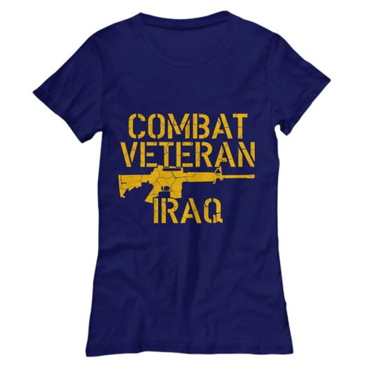 Iraq Veteran Casual Shirt For Women, Shirts And Tops - Daily Offers And Steals