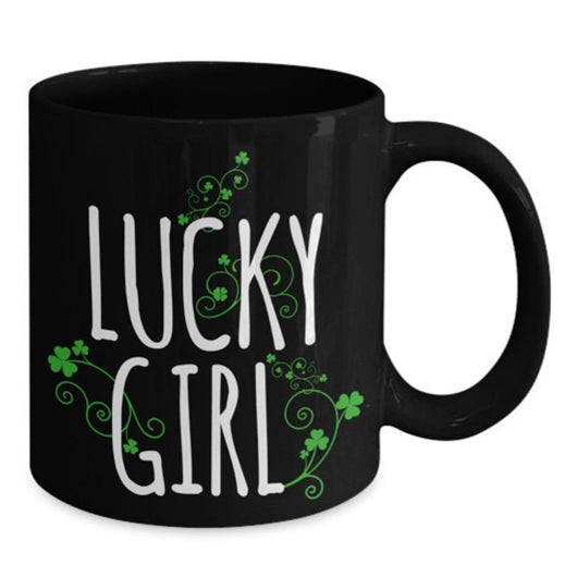 St Patrick's Lucky Girl Coffee Mug, mugs - Daily Offers And Steals