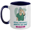 Being Defiantly Happy Two-Toned Novelty Mug, mugs - Daily Offers And Steals